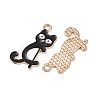 Alloy Enamel Pendants ENAM-K082-01A-KCG-2