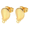 304 Stainless Steel Stud Earring Findings LS-EJEW-D081-02A-G-1