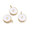Brass Enamel Pendants LS-KK-K248-04G-1