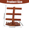 Solid Wood Jewelry Set Jewelry Tower Stands for Rings Bracelets Necklaces DJEW-WH0028-005-2