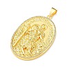 Religion Brass Micro Pave Clear Cubic Zirconia Big Pendants KK-A303-10A-G-2
