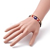 Evil Eye Multi-strand Bracelet for Girl Women BJEW-JB07111-01-3