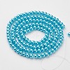 Glass Pearl Beads Strands X-HY-6D-A64-1