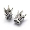 Rack Plating Brass Cubic Zirconia Beads ZIRC-S034-01P-2