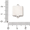 304 Stainless Steel Connector Cabochons Settings STAS-H240-69P-3