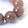 Natural Purple Aventurine Round Bead Strands LS-G-E334-6mm-21-7
