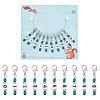 10Pcs 10 Styles Acrylic Pendant Stitch Markers HJEW-AB00747-1