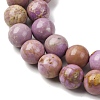 Natural Lepidolite/Purple Mica Stone Beads Strands G-K401-A01-12mm-4