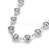 304 Stainless Steel Link Chain Necklaces NJEW-F242-18P-3