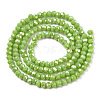 Electroplate Glass Beads Strands EGLA-A044-P6mm-B30-2