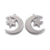 Tarnish Resistant 201 Stainless Steel Pendants X-STAS-L234-119P-2