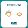 Brass Open Jump Rings KK-PH0006-6mm-G-2