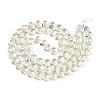 Baking Paint Transparent Glass Beads Strands DGLA-N021-01B-03-2