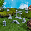 7Pcs 6 Styles Resin & PVC Statues DJEW-NB0001-55-4