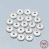 925 Sterling Silver Granulated Spacer Beads STER-T002-72S-1