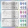 Stainless Steel DIY Nail Art Templates MRMJ-WH0092-043-3