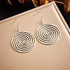 304 Stainless Steel Dangle Earrings FS-WG846BB-20-1