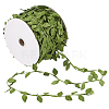 PU Leather Fabric Lace Ribbon DIY-WH0580-81-1