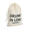 Cloth Hangover Kit Party Favor Drawstring Bags ABAG-A012-05A-01-3