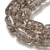 Transparent Crackle Glass Beads Strands GLAA-NH0001-04E-3