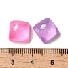 Transparent Resin Decoden Cabochons with Glitter Powder X-RESI-E053-08B-3