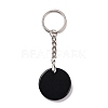 Natural Gemstone Triskele/Triskelion Pendant Keychain KEYC-A031-01P-4