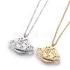 304 Stainless Steel Pendant Necklaces NJEW-E135-08-1