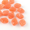 Rhombus Imitation Gemstone Acrylic Beads OACR-R041-M-2