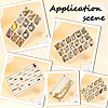 12 Grids Rectangle Wood Covered with Velvet Jewelry Trinket Display Trays AJEW-WH20054-062F-01-7