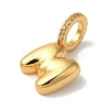 Brass Micro Pave Cubic Zirconia Pendants KK-K345-13M-G-2