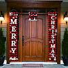 Christmas Polyester Hanging Sign for Home Office Front Door Porch Decorations HJEW-WH0023-009-5