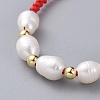 Braided Bead Bracelets BJEW-JB04821-6