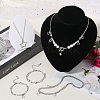Zinc Alloy Star Pendant Layered Necklaces & Multi-strand Bracelets for Women SJEW-SC0001-03-3
