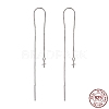 Rhodium Plated Sterling Silver Threader Earrings X-STER-N0001-027-1