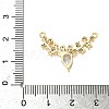 Brass Micro Pave Cubic Zirconia Pendants KK-K293-51G-3
