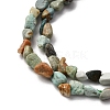 Natural Variscite Beads Strands G-I389-A32-4