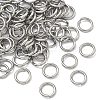 Tarnish Resistant 304 Stainless Steel Open Jump Rings STAS-E066-11-8mm-2