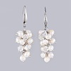 Natural Pearl Dangle Earrings EJEW-JE03523-2