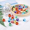120Pcs 6 Colors Theaceae Wood Bead WOOD-CD0001-07-5