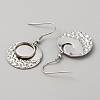 304 Stainless Steel Geometry Dangle Earring Settings FIND-WH0032-74P-02-2