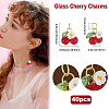 40Pcs Glass Pendants FIND-BBC0004-46-2