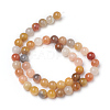 Natural Golden Silk Jade Beads Strands G-L555-05-8mm-3
