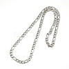 Tarnish Resistant Fashionable 304 Stainless Steel Figaro Chain Necklaces for Men X-STAS-A028-N016P-1