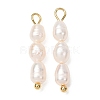 Natural Pearl Pendants PA-CBA55BD-02G-1