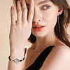 DIY Faux Suede Cord & Aluminum Heat Transfer Blank Bracelet Making Kits DIY-DR0002-38-5