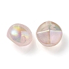 UV Plating Luminous Transparent Acrylic Beads OACR-P010-05A-2