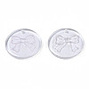 Transparent Resin Pendants RESI-N030-006C-3