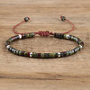 Natural Dragon Blood Beaded Braided Bracelets QH4784-11-1