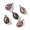 Natural Rhodonite Pendants GG-K002-08A-12-1
