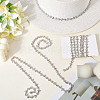 S-shaped Glass Rhinestone and Iron Cup Chains DIY-WH20032-25S-02-3